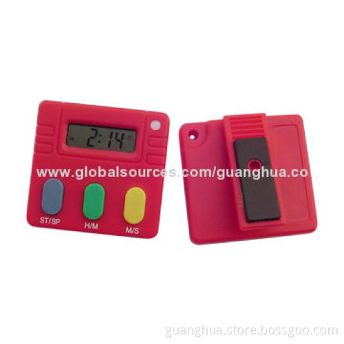 Timers with 99 Minutes and 59 Seconds, Operated by Batteries